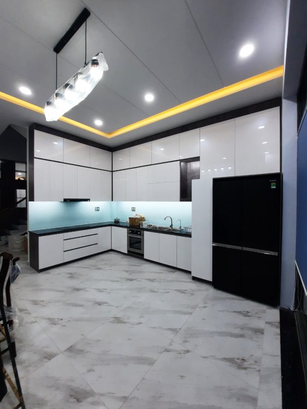 Sản xuất thi công hoàn thiện tủ bếp nhà anh Nam